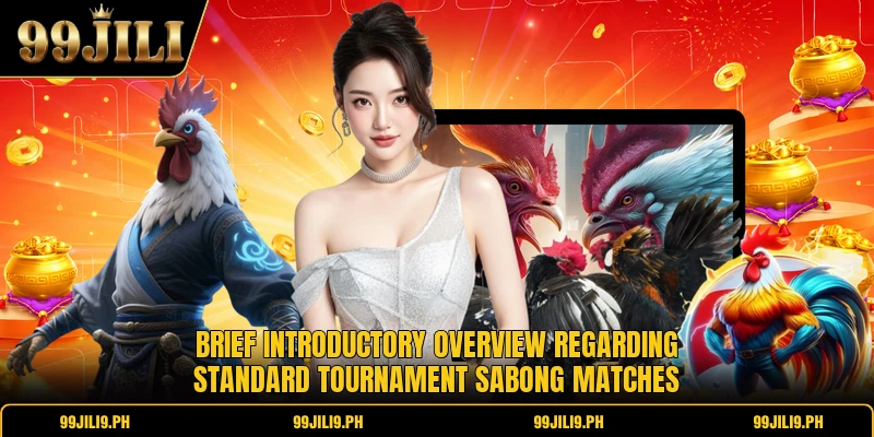 Brief introductory overview regarding standard tournament sabong matches