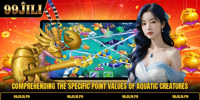 Comprehending the specific point values of aquatic creatures