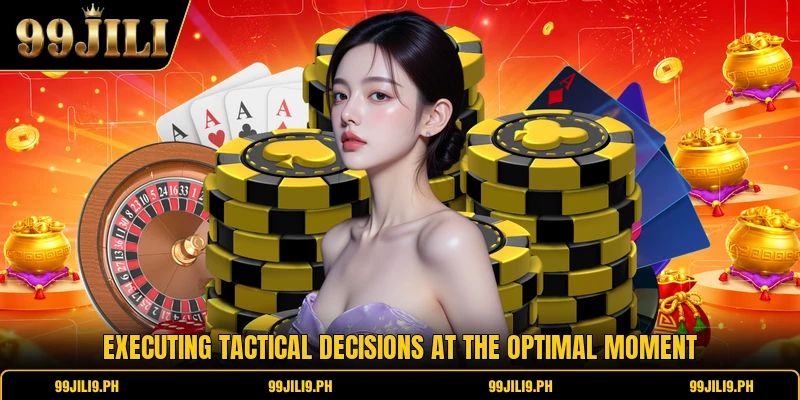 Executing tactical decisions at the optimal moment Executing tactical decisions at the optimal moment