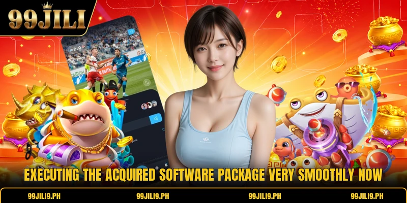 Executing the acquired software package very smoothly now Executing the acquired software package very smoothly now