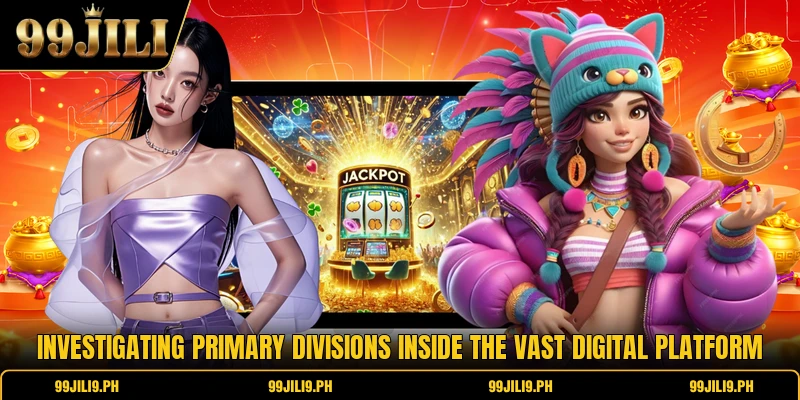 Investigating primary divisions inside the vast digital platform