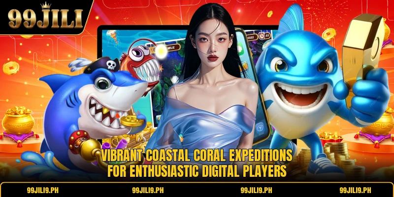 Vibrant coastal coral expeditions for enthusiastic digital players